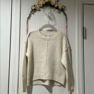 GB Girls Super Soft Cream Sweater
